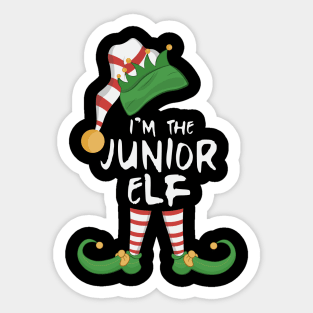 I'm The Junior Elf Sticker